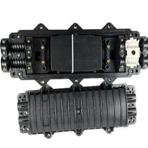 FTTH 2 In 2 Out Dome Fiber Optic Splice Horizontal Closure Joint Box