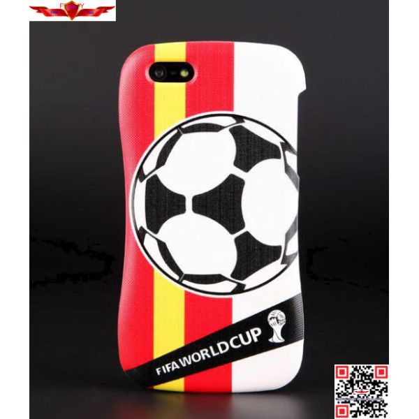 New 2014 FIFA Brazil World Cup Zinc Alloy Bumper With PC Back Cover Cases For Iphone 5 5S