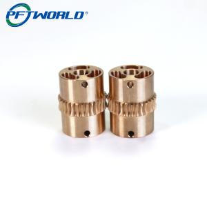 Manufacturer polishing micro machining CNC brass parts turning milling