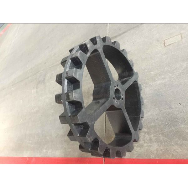 Wheelchair Robot Continuous Rubber Track 42 Links 150mm Width