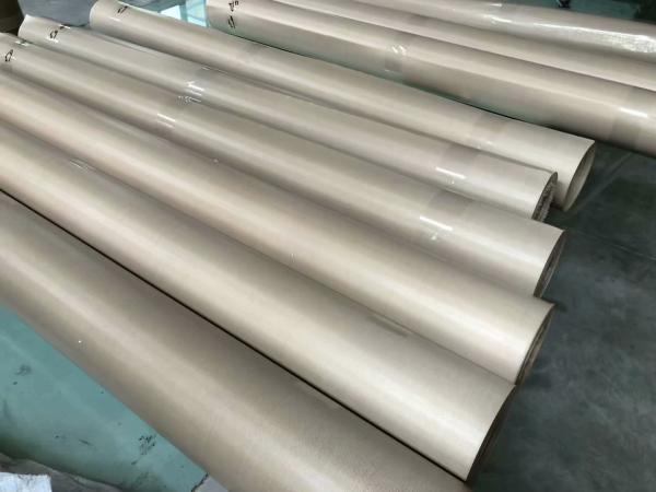 Buy Insulating Plain Woven PTFE Coated Fiberglass Fabric 1200mm Max Width at wholesale prices