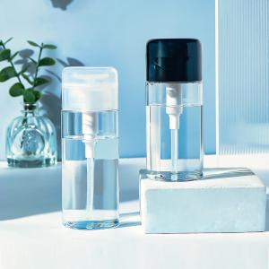 Customizable Plastic Makeup Remover Bottle with Pump Head