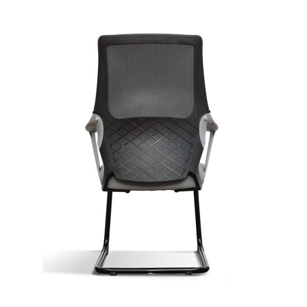 Executive Chairs Office Furniture, Metal Frame Breathable Mesh Upholstered Seat Guest Reception Visitors Meeting Chair