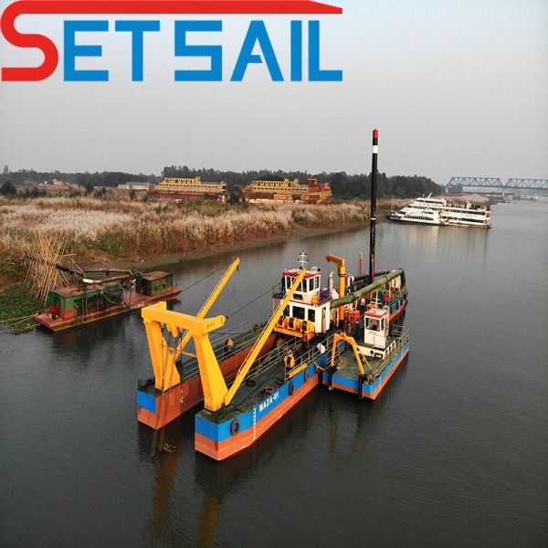 Rexroth Hydraulic System Cutter Suction Dredger with Gold Mining Machine