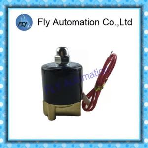 Direct - Acting IP65 Water Solenoid Valves With NBR PTFE Seat Seal , Duty cycle