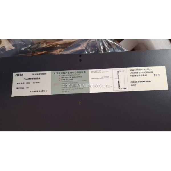 ZTE ZXSDR PicoRRU PB1000 WCDMA 100V-240V 50/60Hz 5- 2.3A for ZTE ZXSDR PICO RRU R8108 F1821 GSM 220V 10A CDMA 100V-240V 5-2.3A
