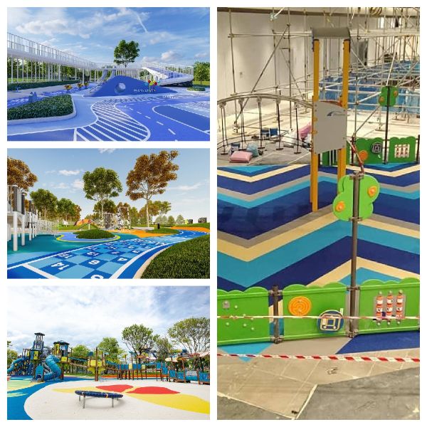 Safe and Durable EPDM Rubber Flooring Anti-Slip and SBR Running Track for Sports and Kindergarten