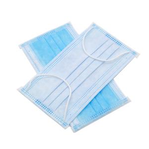 China Blue And White Disposable Medical Face Mask on sale