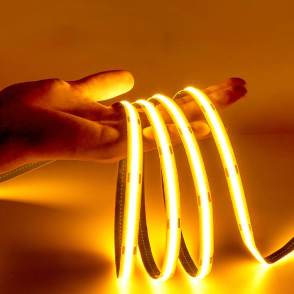 2023 COB LED Strip 480leds 2700K 3000K 4000K 6000K Dotless Flexible Tape Light