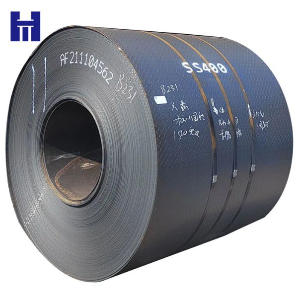 Buy 2000mm Hot Rolled Carbon Steel Coil Q235 Ss400 Sandblasting at wholesale prices