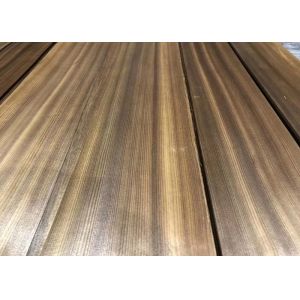 3100mm Length Quarter Cut Smoked Fumed Pine Wood Veneer