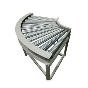 30° 45° 60° 90° Turning Roller Conveyor Aluminum Profile Customization