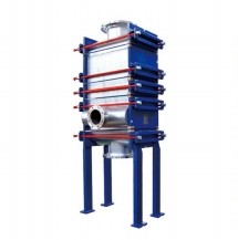 DELLOK YONGHUI Smooth Surface Plate And Shell Heat Exchanger For Low Reynolds