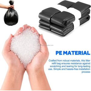 E1 Automatic Trash Can Refill Rings Self Changing Garbage Bag for All Touchless