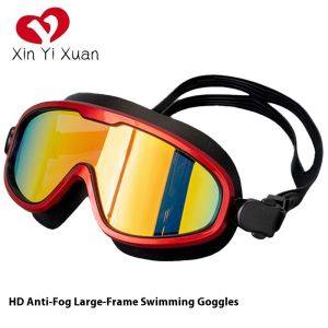 China Cross Border Large Frame Prescription Swim Goggles For Adults Lightweight on sale