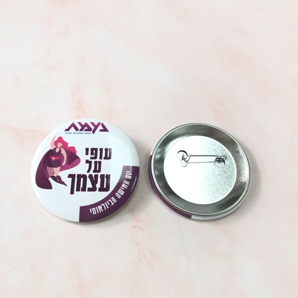 Round Pin Badge Raw Material Button Badge 58mm Custom Sublimation Blank Plastic Acrylic Tin Button Badge