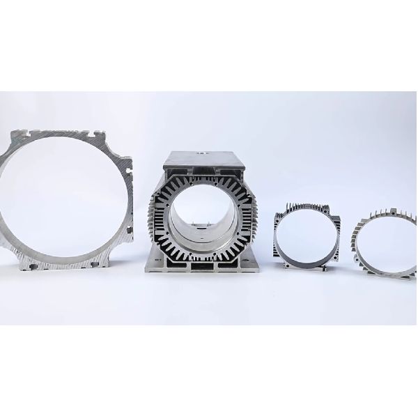 Buy Extruded 6063 Aluminum Motor Enclosure Extrusion Casing Water Cooled at wholesale prices