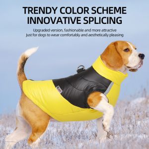 Pet Padded Vest Waterproof Warm Dog Clothing Reflective Comfortable