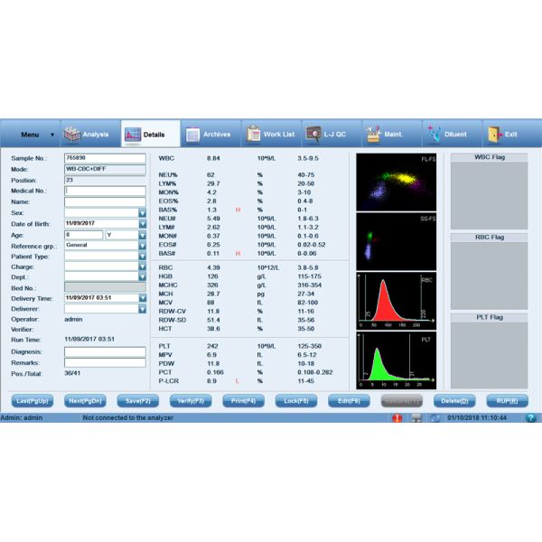 China wholesale superhuman mindray hematology analyz reagent 5 diff hematology analyzer