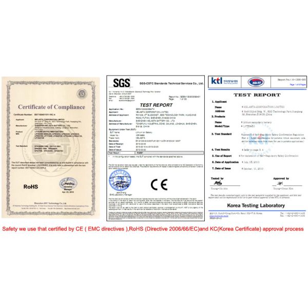 3.3V Prismatic LiFePO4 Battery Pack 3000mAh With PCM , NCT