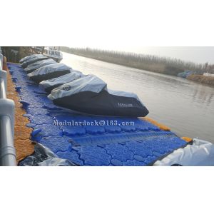 Plastic modular dry dock