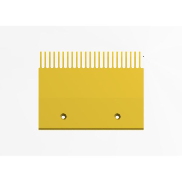 OEM Yellow Powder Coated Escalator Floor Plate Pitch 8.466 Aluminum Moving Walk