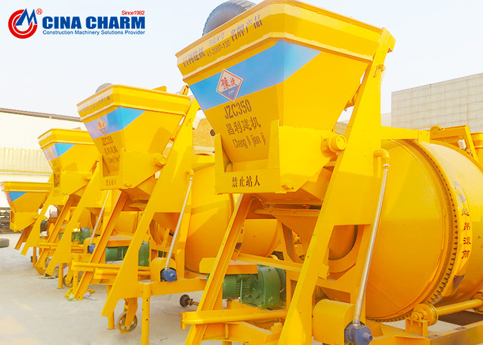 Self Loading Drum JZC350 Electric Concrete Mixer Machine Construction Industry