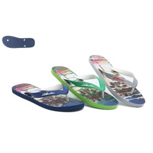 Summer PE Lime Man Flat Fancy Slippers Green Yellow Shoes