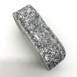 Factory Sell Elastic Glitter Velvet Ribbon Wholesale Gift Ribbon