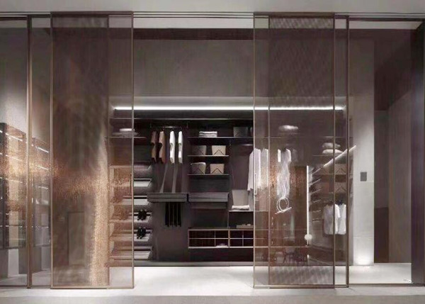 Buy Metal Coated Fabric Glass Panel, Mesh Fabric Glass, Fabric Glass at wholesale prices