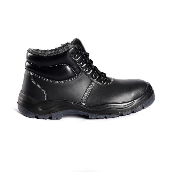 SHENGJIE Best Steel Toe Steel Plate Leather Fleece Lined Comfortable Work Mans Safety Shoes