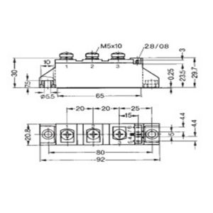Quality MCC72-16I08B Thyristor Modules Thyristor/Diode Modules IXYS igbt power module for sale