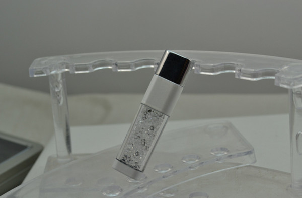 Crystal Stylus USB pen drive 8gb/ Custom oem Logo 8GB crystal glass USB Flash drives