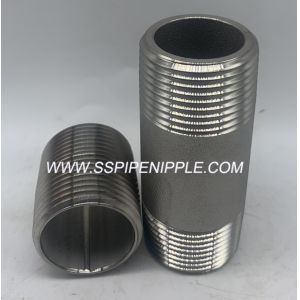 Quality Professional Stainless Steel Pipe Nipple 1/8&quot;-6&quot; High precision SS Pipe Nipple for sale
