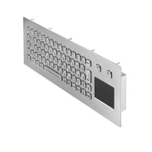 IP67 dynamic waterproof stainless steel industrial keyboard with sealed tough