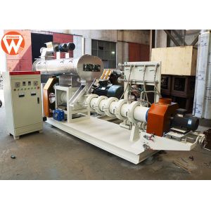 Boiler Fish Feed Processing Machine , Wet Type Floating Fish Feed Making Machine