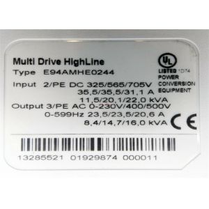 Lenze E94AMHE0244 Variable Frequency Inverter SERVO DRIVE 9400 SERIES 325/565