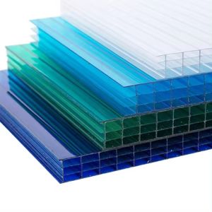 8mm Polycarbonate Greenhouse Sheet Foldable Covering Multi Span 15x30 With
