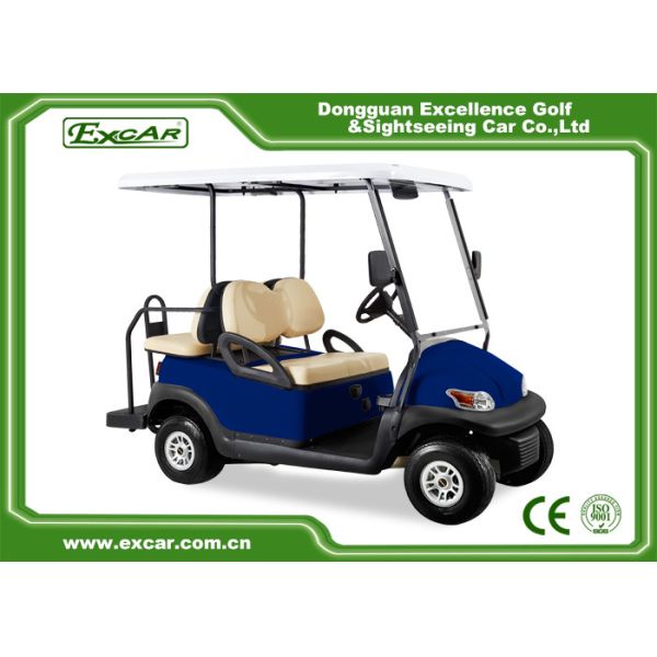 Blue Golf Carts With Trojan Battery/Curtis Controller/ADC Motor