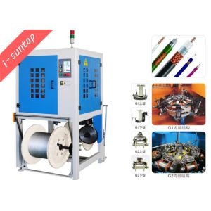 China Industrial 24 Spindle 2200W Cable Braiding Machine Vertical on sale