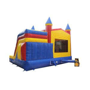 Customized Children Inflatable Bouncer Combo Jump House With Slide Safe Nontoxic