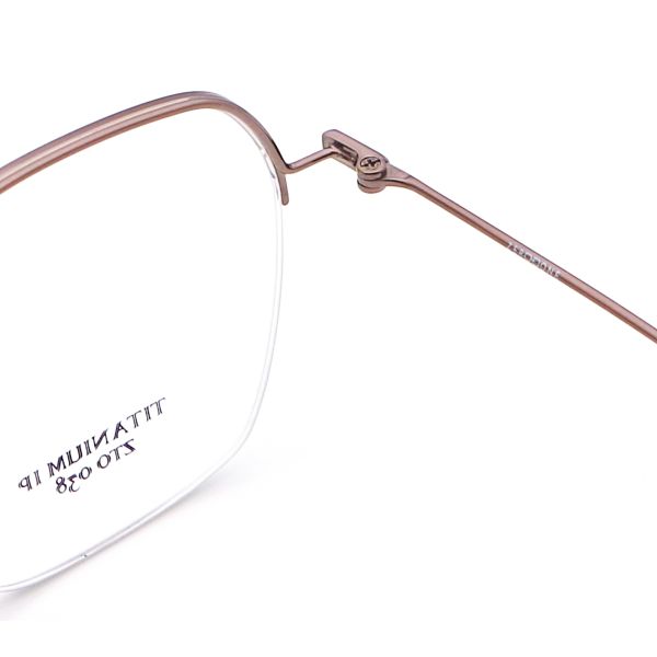 Titanium Half Frame Glasses Polygons Titanium Glasses Beta Titanium Frame Glasses