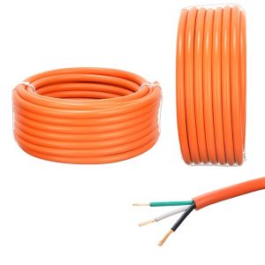Quality Orange VDE Standard H05VV-F 300/500V Flexible Multi-Core Wire Copper Conductor for Home Appliance Electrical Power Cable for sale