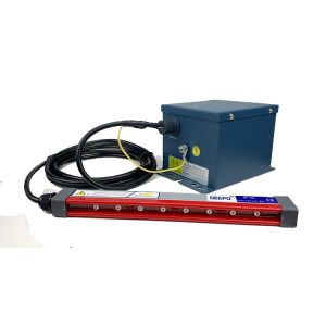 EVA Rubber Film Extrusion Line 20cm Static Ionizing Bar Prevent Electric Shock