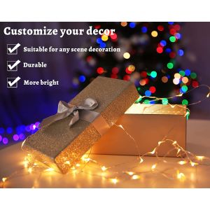 Waterproof Copper Wire Star Lights 10m For Bedroom Christmas Classroom Decor