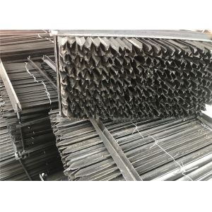 2400mm bituman coated and hot dipped galvanized star picket 1.58kg per meter for