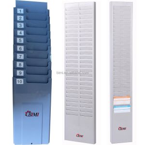 Grey or White ABS Time Card Holder for TS10 Time Recorder Time Management Made