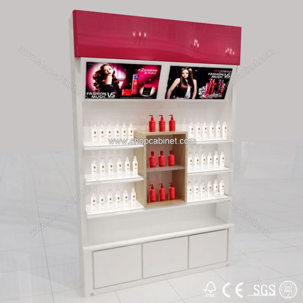 Buy Free standing cosmetic cabinet showcase display cabinet display showcase at wholesale prices