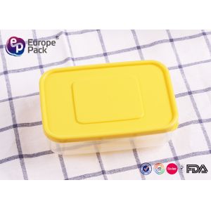 Safe Kids Plastic Lunch Box Eco Friendly Transparent Plastic Crisper