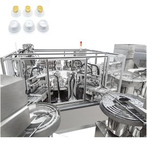 Quality Automated Infusion Aluminum Foil Caps Assembly Machine For Easy To Peel Off Aluminum Foil And Excellent Welding Property IV Bottles Cap for sale